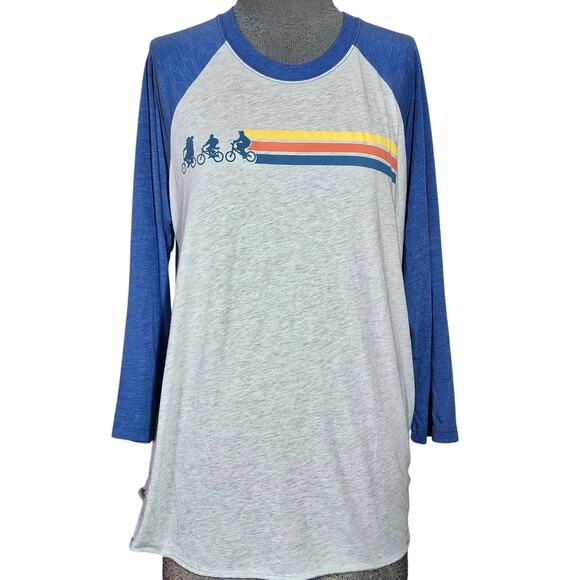 Stranger Things Graphic Baseball Tee Size Medium - Picture 1 of 3